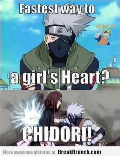 Maintenant, c'est la minute Kakashi, il va nous apprendre comment draguer une fille. Selon lui, quelle est la seule façon d'atteindre le coeur d'une fille ?