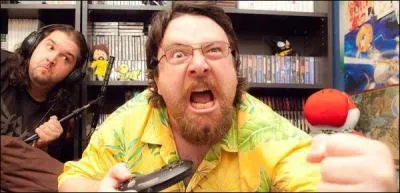 On continue dans les jeux vidéos avec un célèbre testeur ayant pour atouts le fait de ne traiter que de jeux retros pourris et son tempérament explosif !