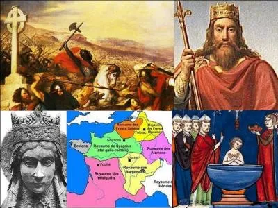 C'est une bataille qui oppose deux royaumes francs à une confédération de peuples germaniques (les Alamands). En plus, cette bataille provoquera de grands changements d'ordre religieux pour un des royaumes francs.

Quelle est cette bataille (réponse 1 ou 2) ?
Quel est le vainqueur de cette bataille (réponse 3 ou 4) ?
