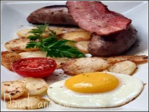 Fine tranche de filet de porc fumé ou tranche de lard fumé :