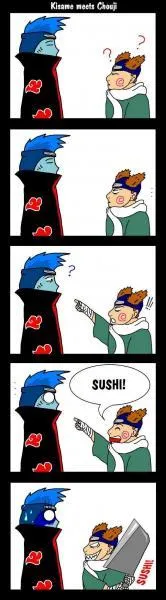 Quand Choji a faim, il ne pense qu'à manger : la preuve, il confond Kizame avec un plat, lequel ?