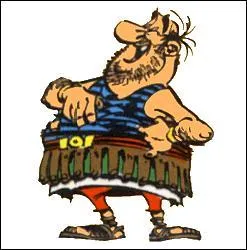 Biscornus. "Attention ! Je ne souris jamais et suis le plus terrible centurion du camp de Babaorum."