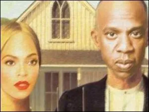 Qui remplace les personnages du tableau de Grant Wood "American Gothic" ?