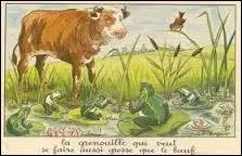 Quelle est la morale de la fable : "La Grenouille qui veut se faire aussi grosse que le Boeuf" ?