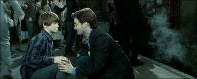 Harry Potter : "Albus Severus Potter. Tu portes le nom de deux anciens directeurs de Poudlard. L'un était à Serpentard et c'était l'homme le plus courageux que j'ai jamais connu."
Albus Severus Potter : "Mais si je me retrouve à Serpentard."
Harry Potter : "Alors, tu peux choisir. Le Choixpeau tient compte de vos préférences."