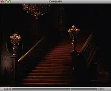 Il se passera une chose terrible dans cet escalier recouvert de velours rouge, aussi rouge que la robe de celle qui l'emprunte pour défier une fois de plus, de trop, son mari. C'est celui... ?