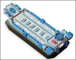 Combien de places une barge de débarquement de niveau maximum comporte-t-elle ?