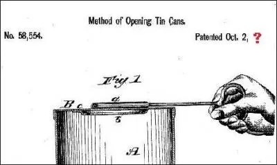 De quand la boîte de conserve avec clé date-t-elle ?
