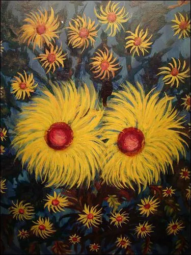 Qui a peint ces fleurs ?