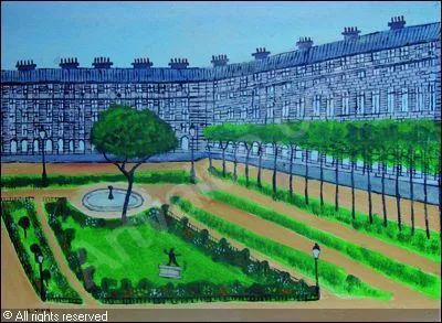 Qui a peint "Le jardin des tuileries ?