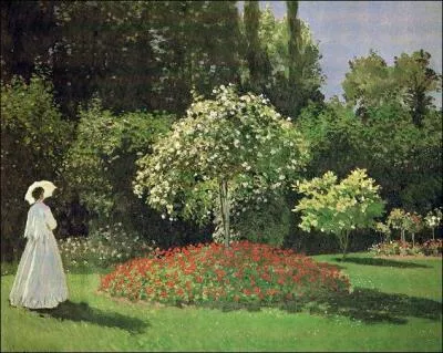 Qui a peint "Femme au jardin" ?