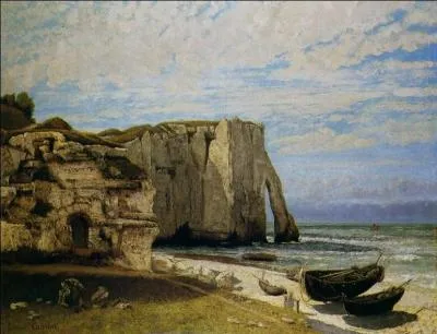 Qui a peint "La falaise d'Etretat" ?