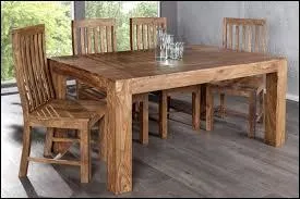 Cette table est recouverte de ... !