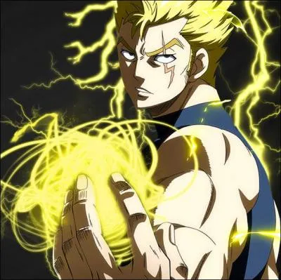 Il est un Dragon Slayer de Foudre de seconde génération, le petit-fils de Makarov et un mage de rang S de la guilde de Fairy Tail. Qui est-ce ?