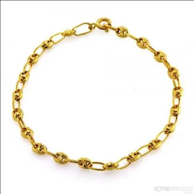 Poucette a choisi ce joli bracelet en mailles...