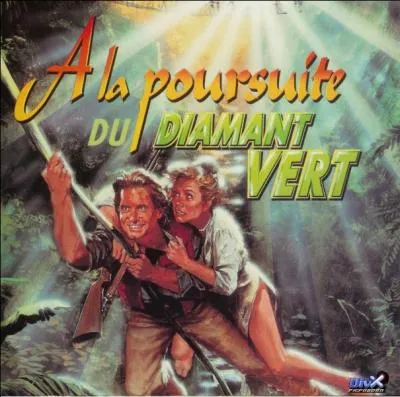 Vert...comme le diamant, objet de la poursuite de Michael Douglas et Kathleen Turner dans le film sorti en 1984 et réalisé par...