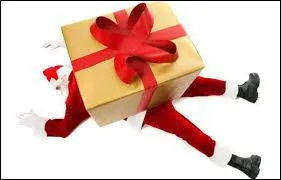 Le père Noël a un traîneau si gros, j'ai peur qu'il casse mon ... !