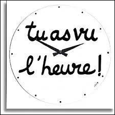 Le train part à 11 heures. Nos amis se sont présentés à la gare avec 20 minutes d'avance. Quelle heure était-il donc lors de leur arrivée ?