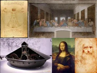 J'écris de « n'importe quelle façon ». Parfois, il faut un objet pour pouvoir me lire. Je suis connu pour une personne au sourire particulier et pour un homme aux multiples membres. Egalement, je suis un inventeur, un ingénieur avec la conception de certains objets.
Qui suis-je ?