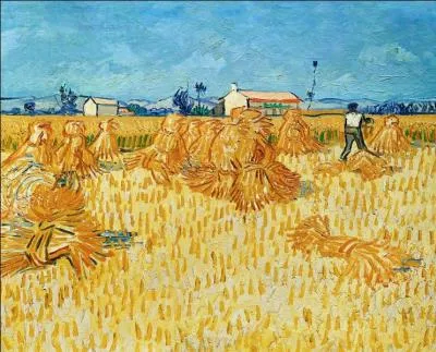 Qui a peint "Moissons en Provence" ?