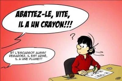 La réponse est coupante comme un rasoir, si vous ne trouvez pas ...