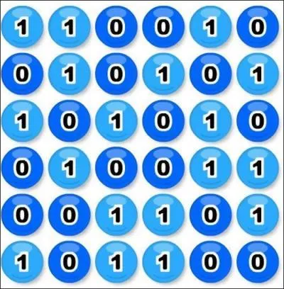 Malheureusement, notre petite virée à Madrid prend fin. Pour ne pas m'ennuyer dans l'avion du retour, j'ai acheté un livre de jeux japonais. Celui-ci consiste à compléter des lignes et des colonnes avec des 0 et des 1 . Chaque ligne et colonne doit être constituée du même nombre de 0 et 1 sans aligner trois fois de suite le même chiffre et les colonnes et lignes doivent être différentes. C'est le :