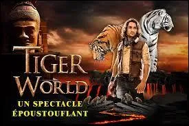 Dans quel zoo faut-il se rendre pour voir un spectacle de tigres appelé "Tiger World" ?