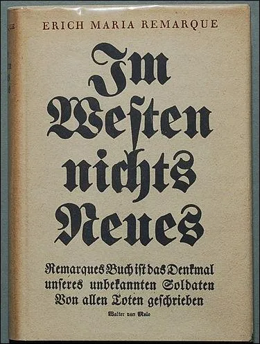 Où n'y avait-il "RIEN de nouveau" pour Erich Maria Remarque, dans le titre de son roman paru en 1929 ?