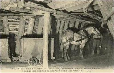 Il sert à deux choses : au chevalement et à tirer les berlines.