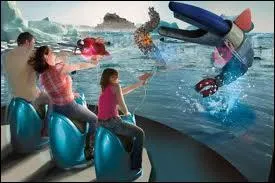 C'est un jeu interactif qui se joue avec des pistolets laser. C'est...