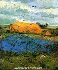 Complétez le nom de ce tableau "Meules de foin sous un ciel...