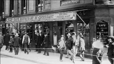 Quelle personnalité politique a été assassinée dans le café du Croissant à Paris en 1914 ?