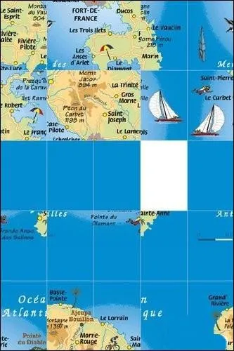 Sur quelle île se trouve la montagne Pelée ?