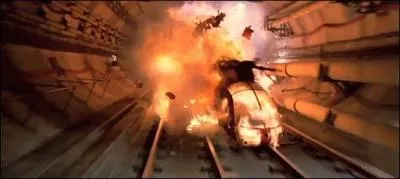 Comment l'hélicoptère explose-t-il à la fin du film ?