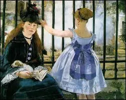 Sur cette peinture, vous voyez deux charmantes personnes. Quel est le titre de cette peinture ?