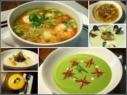 Un potage "Crécy" est réalisé à base de carottes.