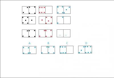 Quel domino complète logiquement la série ?