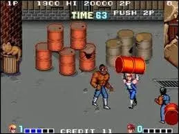 Jeu de baston sur la console de jeux Nes des années 80 ( j'étais un krack à ce jeu).