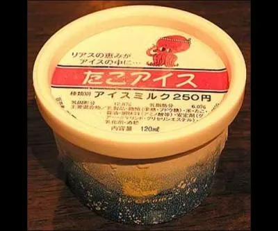 Nos amis japonais ont décidément un goût prononcé pour les choses de la mer : avec quoi ont-ils confectionné celle-ci ?