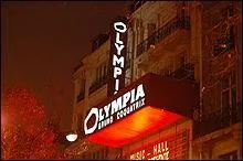 En quelle ann&eacute;e fut son dernier Olympia ?