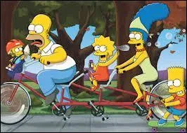 Cette famille est en train de faire du tandem. Laquelle ?