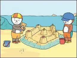 Que fait T'choupi avec son copain &agrave; la plage ?