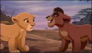 Quel lionceau rencontre-t-elle ?