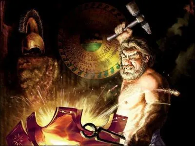 Quel objet fabriqua-t-il pour l'immense Héraclès ?