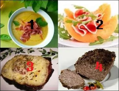 Quelle place le melon et sa chiffonnade de jambon occupent-ils sur la carte ?