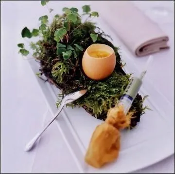 Spécialité de Marc Veyrat, admirez ce plat :