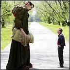 L'acteur Matthew McGrory, qui joue Karl le géant dans "Big Fish", détient le record du monde...