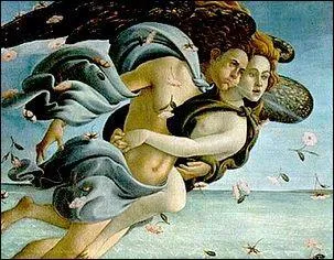 Zéphyr personnifie le vent d'est, froid et sec.