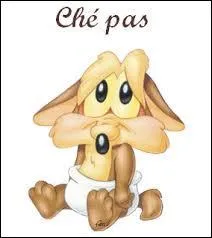 Je ne '______' pas la réponse à la question.