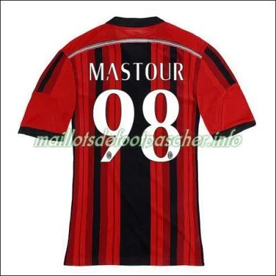 De quel club est ce maillot de Mastour ?